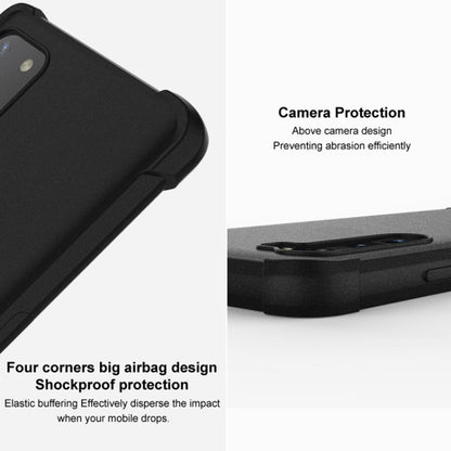 For Motorola Moto X40 5G imak Shockproof Airbag TPU Phone Case(Matte Black) - Motorola Cases by imak | Online Shopping UK | buy2fix