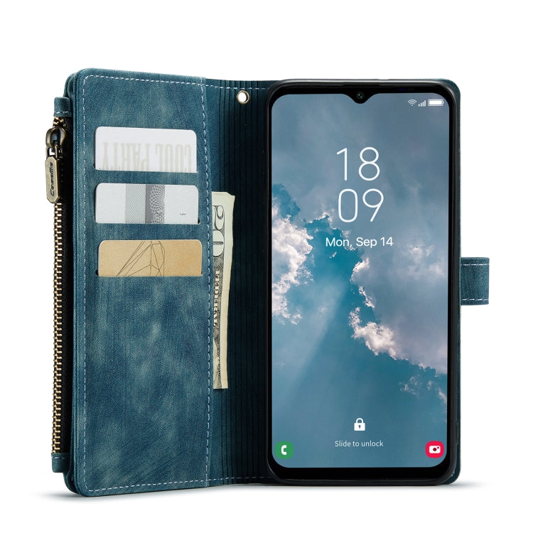 For Samsung Galaxy A14 5G CaseMe C30 Multifunctional Phone Leather Phone Case(Blue) - Galaxy Phone Cases by CaseMe | Online Shopping UK | buy2fix