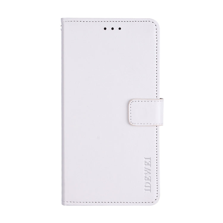 For Blackview A60 idewei Crazy Horse Texture Horizontal Flip Leather Case with Holder & Card Slots & Wallet(White) - More Brand by idewei | Online Shopping UK | buy2fix