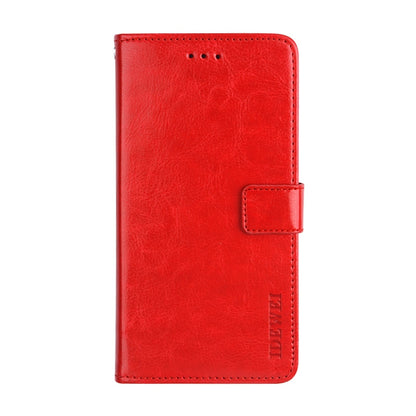 For Doogee X55 idewei  Crazy Horse Texture Horizontal Flip Leather Case with Holder & Card Slots & Wallet(Red) - More Brand by idewei | Online Shopping UK | buy2fix