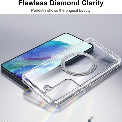 For Samsung Galaxy S22 5G Transparent Frosted MagSafe Phone Case - Galaxy S22 5G Cases by buy2fix | Online Shopping UK | buy2fix