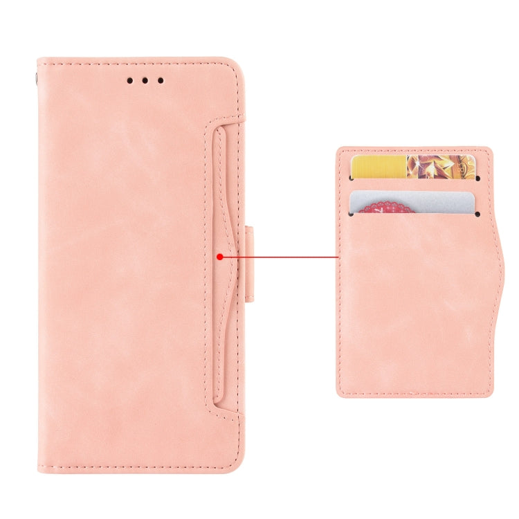 For Ulefone Note 14 Skin Feel Calf Texture Card Slots Leather Phone Case(Pink) - Ulefone Cases by buy2fix | Online Shopping UK | buy2fix