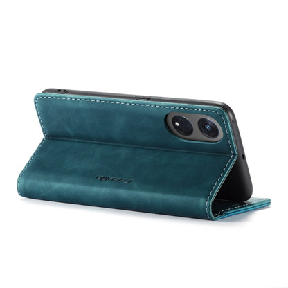 For OPPO Reno8 T 5G CaseMe 013 Multifunctional Horizontal Flip Leather Phone Case(Blue) - OPPO Cases by CaseMe | Online Shopping UK | buy2fix