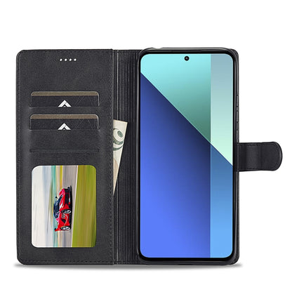 For Xiaomi Redmi Note 13 Pro 4G LC.IMEEKE Calf Texture Leather Phone Case(Black) - Xiaomi Cases by LC.IMEEKE | Online Shopping UK | buy2fix