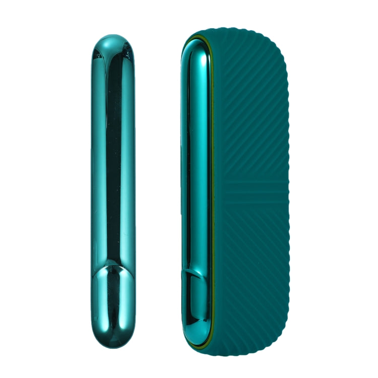 For IQOS ILUMA Silicone Electronic Cigarette Case Charging Compartment With Side Cover(Green) - E Cigarette Accessories by buy2fix | Online Shopping UK | buy2fix