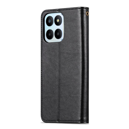 For Honor 70 Lite AZNS Sheepskin Texture Flip Leather Phone Case(Black) - Honor Cases by AZNS | Online Shopping UK | buy2fix