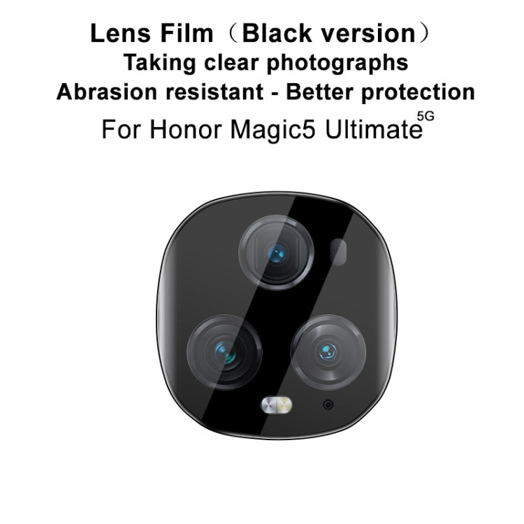 For Honor Magic5 Ultimate imak High Definition Integrated Glass Lens Film Black Version - For Huawei by imak | Online Shopping UK | buy2fix