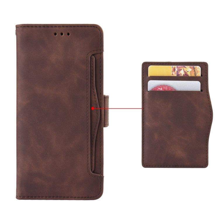 For Doogee X97 / X97 Pro Skin Feel Calf Texture Card Slots Leather Phone Case(Brown) - Doogee Cases by buy2fix | Online Shopping UK | buy2fix