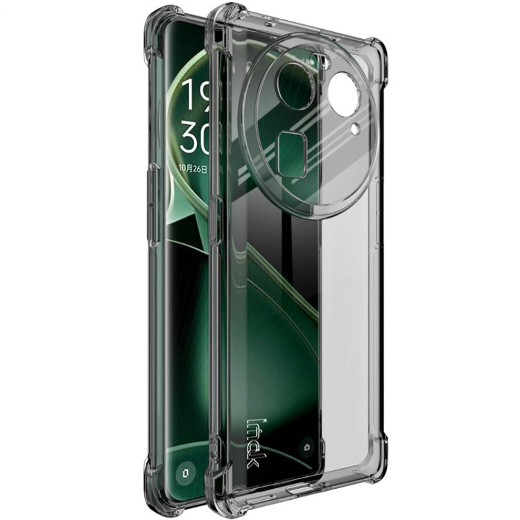 For OPPO Find X6 5G imak Shockproof Airbag TPU Phone Case(Transparent Black) - OPPO Cases by imak | Online Shopping UK | buy2fix