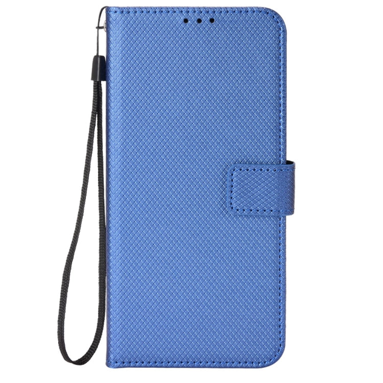 For Doogee X97 / X97 Pro Diamond Texture Leather Phone Case(Blue) - Doogee Cases by buy2fix | Online Shopping UK | buy2fix