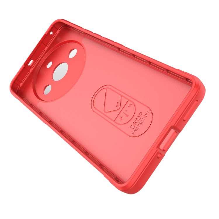 For Realme 11 Pro 5G/11 Pro+ 5G Magic Shield TPU + Flannel Phone Case(Red) - Realme Cases by buy2fix | Online Shopping UK | buy2fix