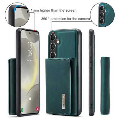 For Samsung Galaxy S24+ 5G DG.MING M1 Series 3-Fold Multi Card Wallet + Magnetic Phone Case(Green) - Galaxy S24+ 5G Cases by DG.MING | Online Shopping UK | buy2fix