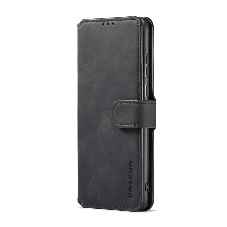 For Samsung Galaxy S23+ 5G DG.MING Retro Oil Edge Flip Leather Phone Case(Black) - Galaxy S23+ 5G Cases by DG.MING | Online Shopping UK | buy2fix