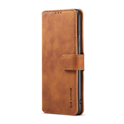 For Samsung Galaxy S23+ 5G DG.MING Retro Oil Edge Flip Leather Phone Case(Brown) - Galaxy S23+ 5G Cases by DG.MING | Online Shopping UK | buy2fix