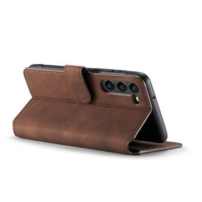 For Samsung Galaxy S23+ 5G DG.MING Retro Oil Edge Flip Leather Phone Case(Coffee) - Galaxy S23+ 5G Cases by DG.MING | Online Shopping UK | buy2fix