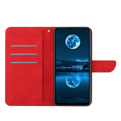 For Motorola Moto G Stylus 5G 2024 Stitching Embossed Leather Phone Case(Red) - Motorola Cases by buy2fix | Online Shopping UK | buy2fix