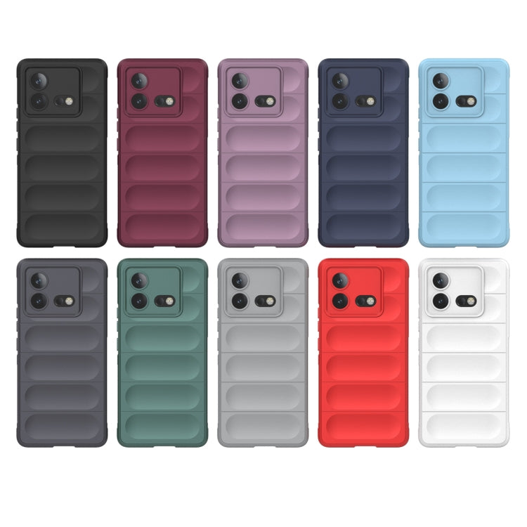 For vivo iQOO Neo8 Magic Shield TPU + Flannel Phone Case(Wine Red) - vivo Cases by buy2fix | Online Shopping UK | buy2fix