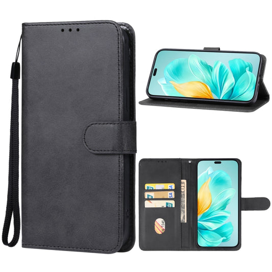 For Honor 200 Leather Phone Case(Black) - Honor Cases by buy2fix | Online Shopping UK | buy2fix