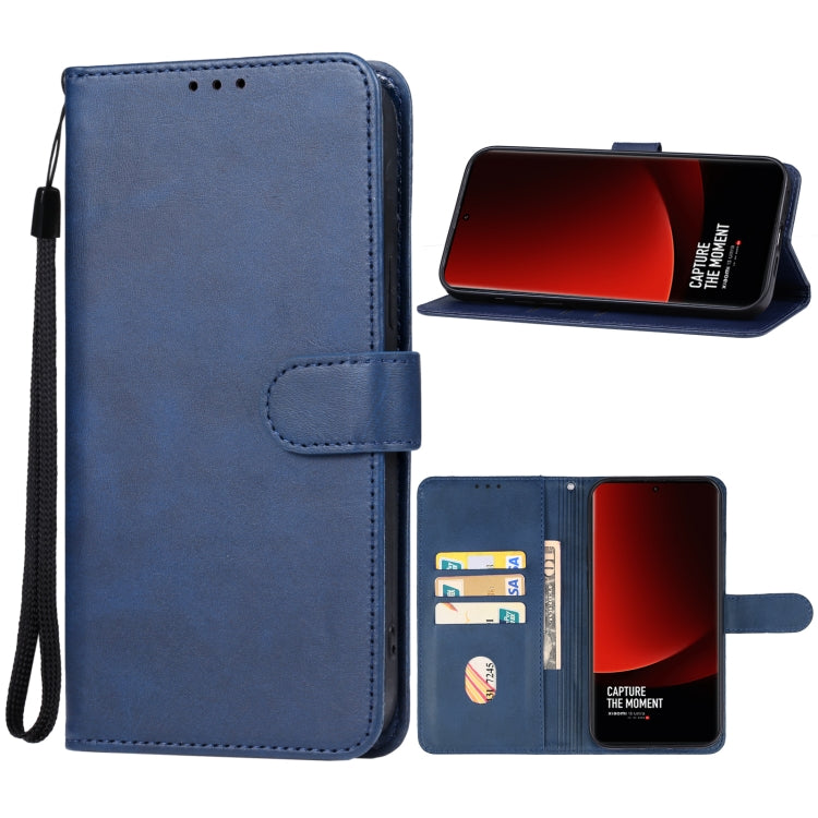 For Xiaomi 14 Ultra Leather Phone Case(Blue) - 14 Ultra Cases by buy2fix | Online Shopping UK | buy2fix