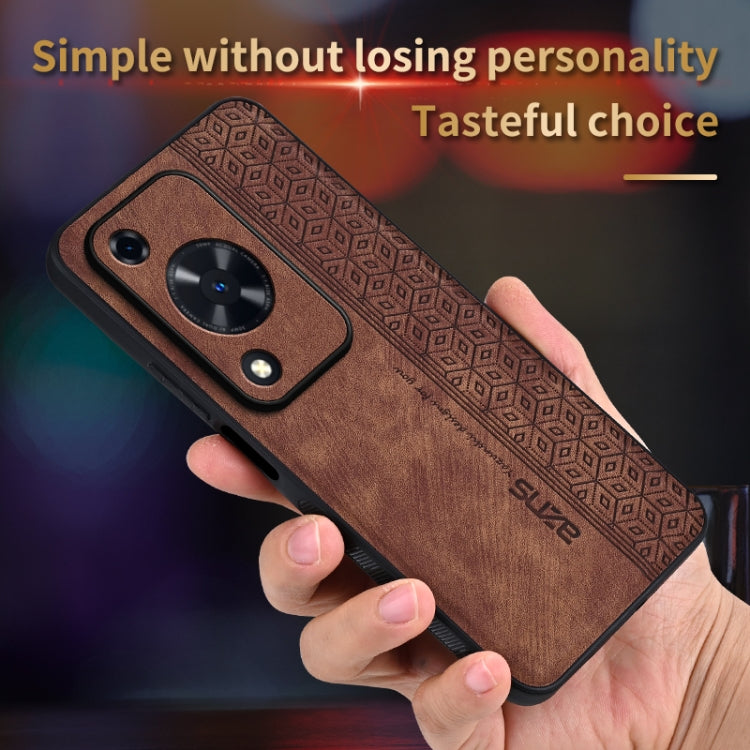 For Huawei Enjoy 70 AZNS 3D Embossed Skin Feel Phone Case(Black) - Huawei Cases by AZNS | Online Shopping UK | buy2fix