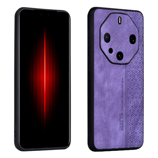 For Huawei Mate 60 RS Ultimate AZNS 3D Embossed Skin Feel Phone Case(Purple) - Huawei Cases by AZNS | Online Shopping UK | buy2fix