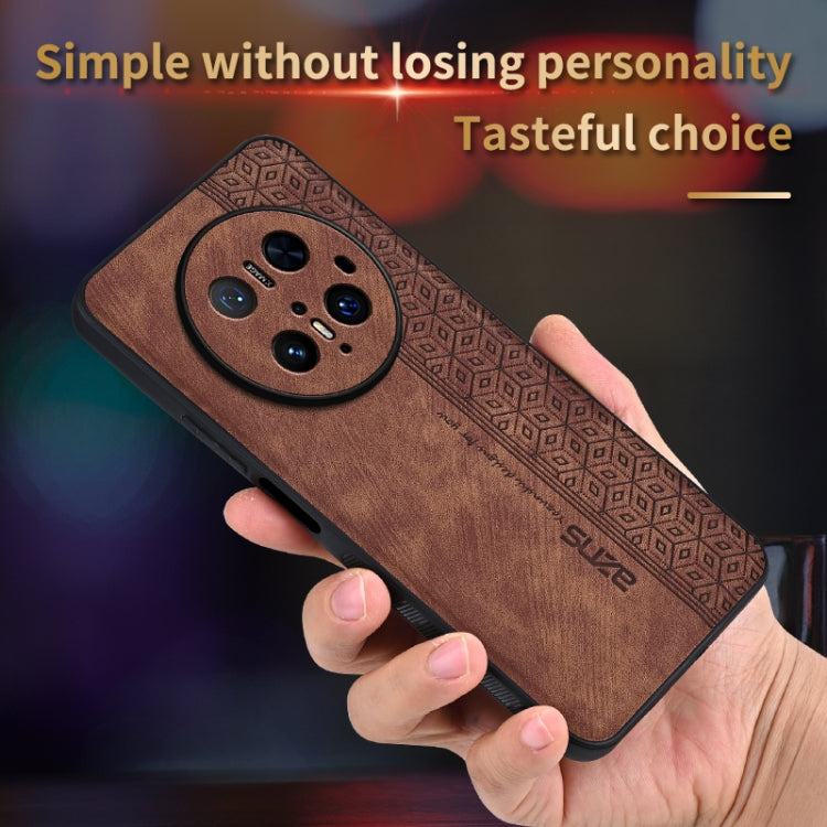 For Huawei Mate 70 Pro / 70 Pro+ AZNS 3D Embossed Skin Feel Phone Case(Brown) - Huawei Cases by AZNS | Online Shopping UK | buy2fix