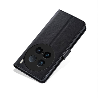 For vivo X100 Ultra AZNS Sheepskin Texture Flip Leather Phone Case(Black) - vivo Cases by AZNS | Online Shopping UK | buy2fix