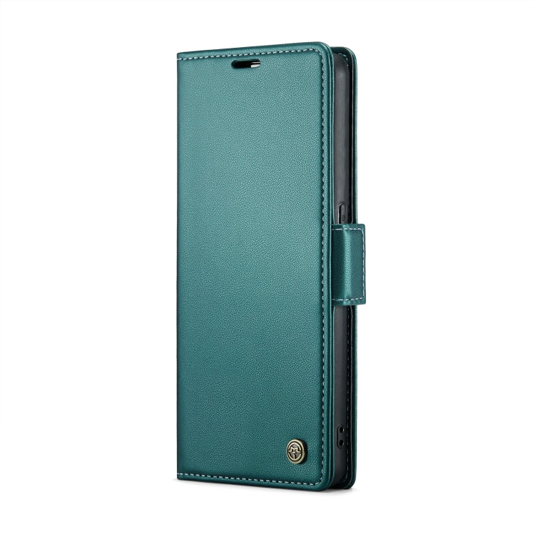 For OPPO Reno8 T 5G/A1 Pro 5G CaseMe 023 Butterfly Buckle Litchi Texture RFID Anti-theft Leather Phone Case(Pearly Blue) - OPPO Cases by CaseMe | Online Shopping UK | buy2fix