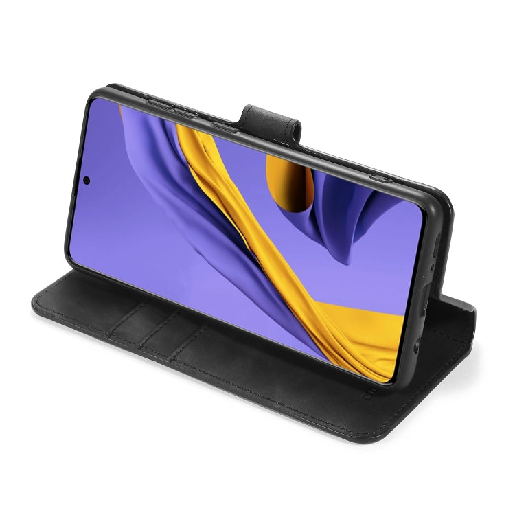 For Samsung Galaxy A41 (EU Version) DG.MING Retro Oil Side Horizontal Flip Case with Holder & Card Slots & Wallet(Black) - Galaxy Phone Cases by DG.MING | Online Shopping UK | buy2fix