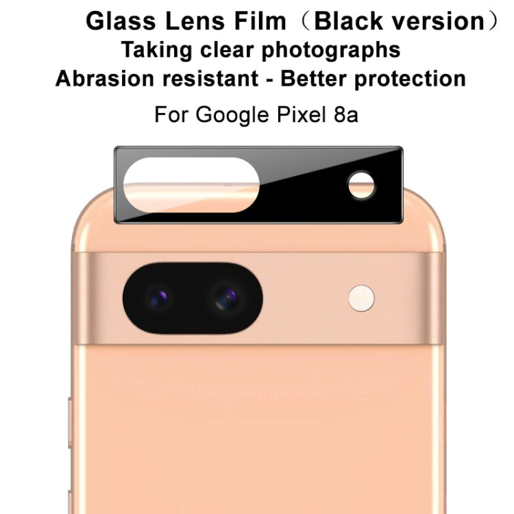 For Google Pixel 8a IMAK Rear Camera Lens Glass Film Black Version - Other by imak | Online Shopping UK | buy2fix