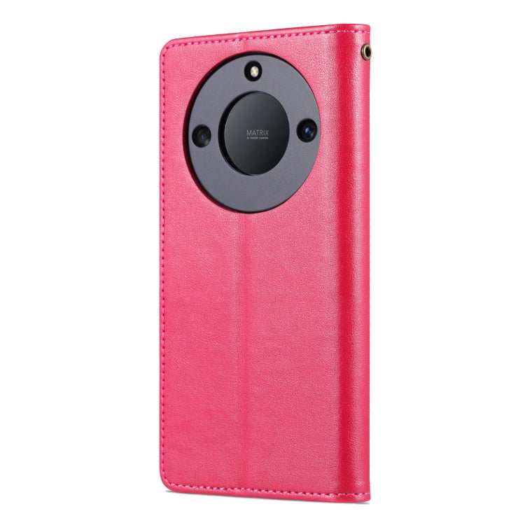 For Honor X50 AZNS Sheepskin Texture Flip Leather Phone Case(Red) - Honor Cases by AZNS | Online Shopping UK | buy2fix