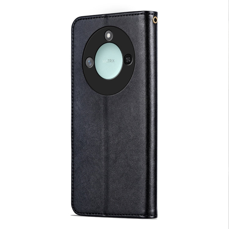 For Honor X60 AZNS Sheepskin Texture Flip Leather Phone Case(Black) - Honor Cases by AZNS | Online Shopping UK | buy2fix