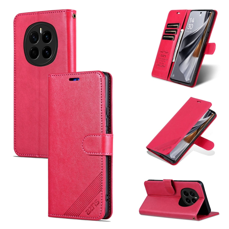 For Honor Magic7 AZNS Sheepskin Texture Flip Leather Phone Case(Red) - Honor Cases by AZNS | Online Shopping UK | buy2fix