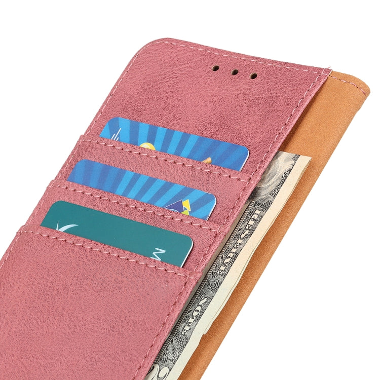 For Xiaomi Redmi Note 13 Pro 4G/Poco M6 Pro 4G KHAZNEH Cowhide Texture Flip Leather Phone Case(Pink) - Note 13 Pro Cases by buy2fix | Online Shopping UK | buy2fix