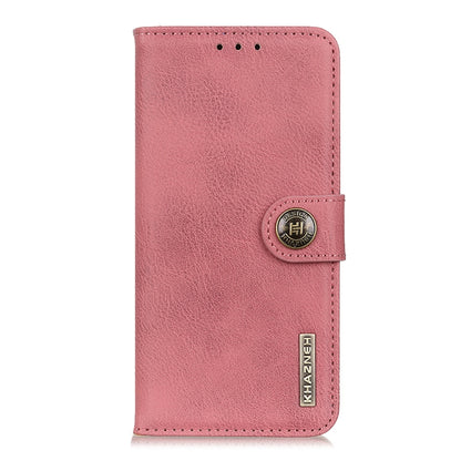 For Xiaomi Poco X6 Pro 5G/Redmi K70E KHAZNEH Cowhide Texture Flip Leather Phone Case(Pink) - K70E Cases by buy2fix | Online Shopping UK | buy2fix