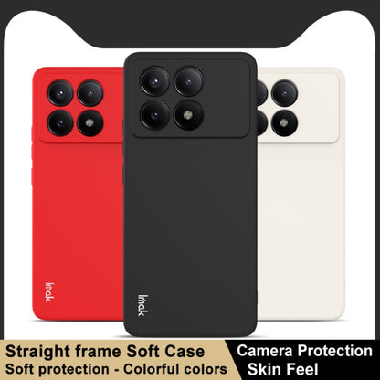 For Xiaomi Poco X6 Pro 5G/Redmi K70E 5G IMAK UC-4 Series Straight Edge TPU Soft Phone Case(Black) - K70E Cases by imak | Online Shopping UK | buy2fix