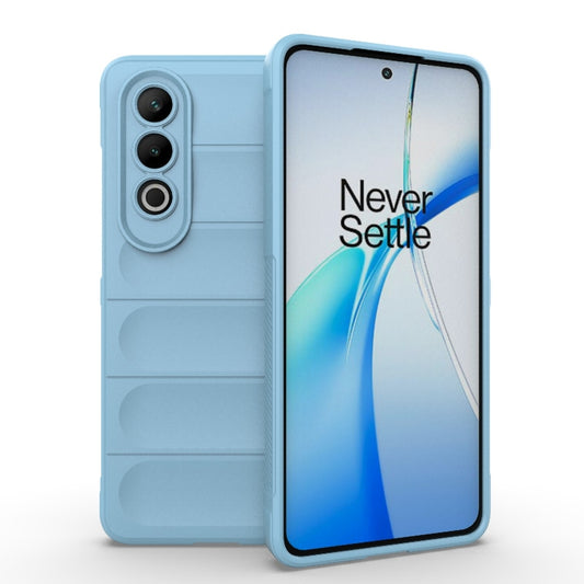 For OnePlus Nord CE4 5G Global Magic Shield TPU + Flannel Phone Case(Light Blue) - OnePlus Cases by buy2fix | Online Shopping UK | buy2fix