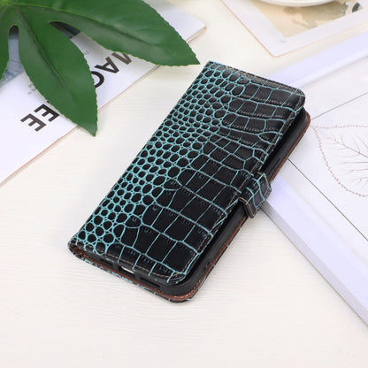 For iPhone 16 Pro Max Crocodile Top Layer Cowhide Leather Phone Case(Green) - iPhone 16 Pro Max Cases by buy2fix | Online Shopping UK | buy2fix