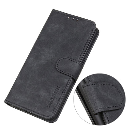 For iPhone 16 Pro KHAZNEH Retro Texture Leather Phone Case(Black) - iPhone 16 Pro Cases by buy2fix | Online Shopping UK | buy2fix