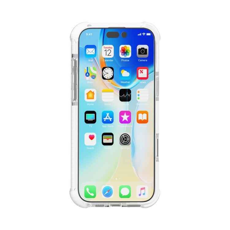 For iPhone 16 Pro Four-corner Shockproof TPU + Acrylic Phone Case(Transparent) - iPhone 16 Pro Cases by buy2fix | Online Shopping UK | buy2fix