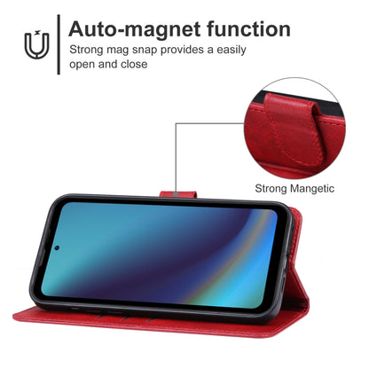 For DOOGEE V20 Pro Leather Phone Case(Red) - Doogee Cases by buy2fix | Online Shopping UK | buy2fix