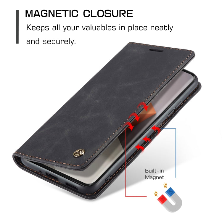 For Xiaomi Redmi Note 13 Pro+ CaseMe 013 Multifunctional Horizontal Flip Leather Phone Case(Black) - Xiaomi Cases by CaseMe | Online Shopping UK | buy2fix