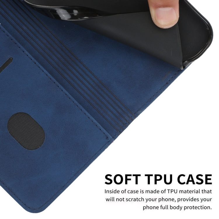 For Xiaomi 14 Diamond Splicing Skin Feel Magnetic Leather Phone Case(Blue) - 14 Cases by buy2fix | Online Shopping UK | buy2fix