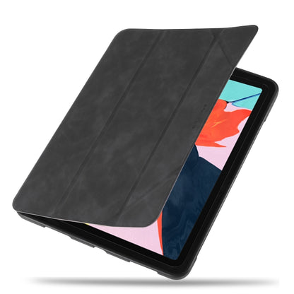 For iPad Pro 11 (2020) DG.MING See Series Horizontal Flip Leather Tablet Case ，with Holder & Pen Tray(Black) - iPad Pro 11 (2020) Cases by DG.MING | Online Shopping UK | buy2fix