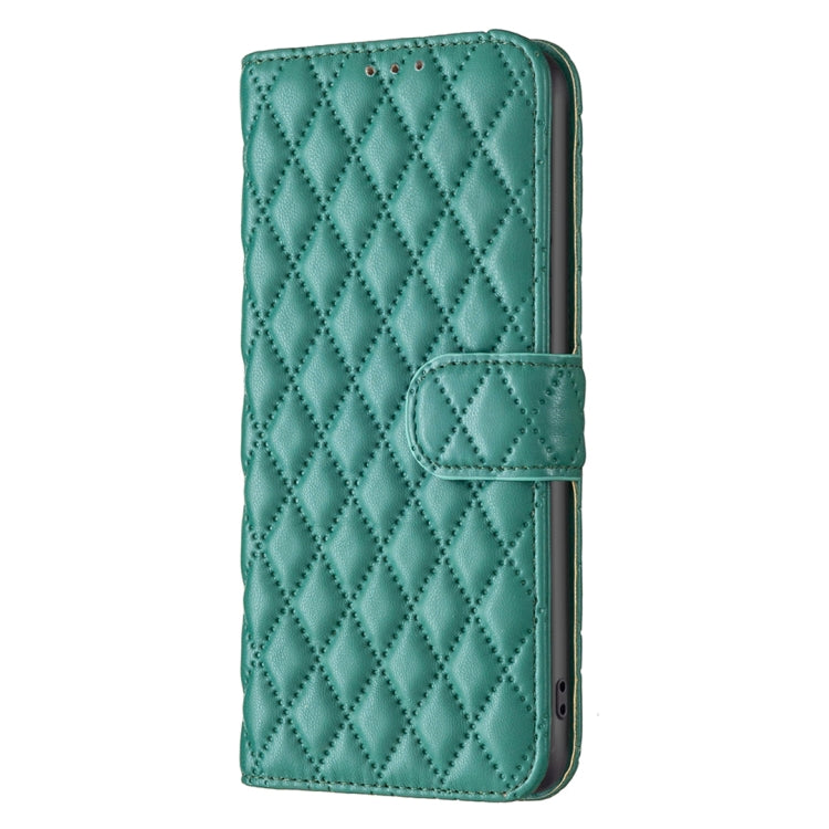 For iPhone 16 Pro Max Diamond Lattice Wallet Flip Leather Phone Case(Green) - iPhone 16 Pro Max Cases by buy2fix | Online Shopping UK | buy2fix