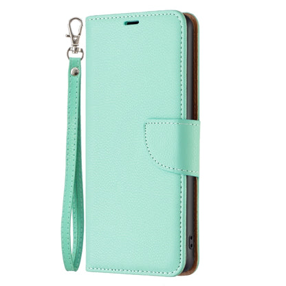 For iPhone 16 Plus Litchi Texture Pure Color Flip Leather Phone Case(Green) - iPhone 16 Plus Cases by buy2fix | Online Shopping UK | buy2fix