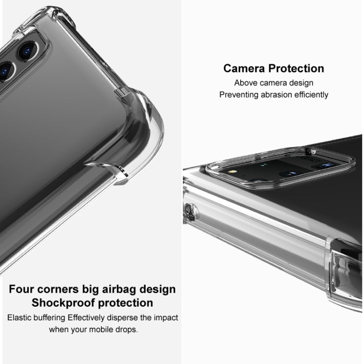 For Huawei nova 11 imak Shockproof Airbag TPU Phone Case(Transparent Black) - Huawei Cases by imak | Online Shopping UK | buy2fix