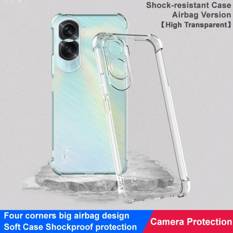 For Honor X50i 5G / 90 Lite 5G imak Shockproof Airbag TPU Phone Case(Transparent) - Honor Cases by imak | Online Shopping UK | buy2fix