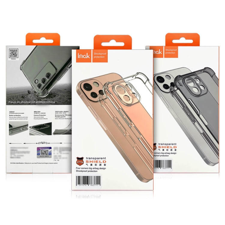 For vivo iQOO Neo8 5G / Neo8 Pro 5G imak Shockproof Airbag TPU Phone Case(Transparent) - vivo Cases by imak | Online Shopping UK | buy2fix