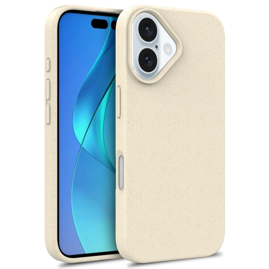 For iPhone 16 Starry Series Shockproof Straw Material + TPU Protective Case(Starlight) - iPhone 16 Cases by buy2fix | Online Shopping UK | buy2fix